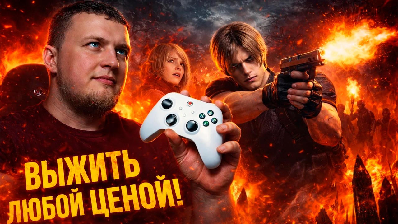 Прямой эфир Resident Evil 4 Remake прохождение №3