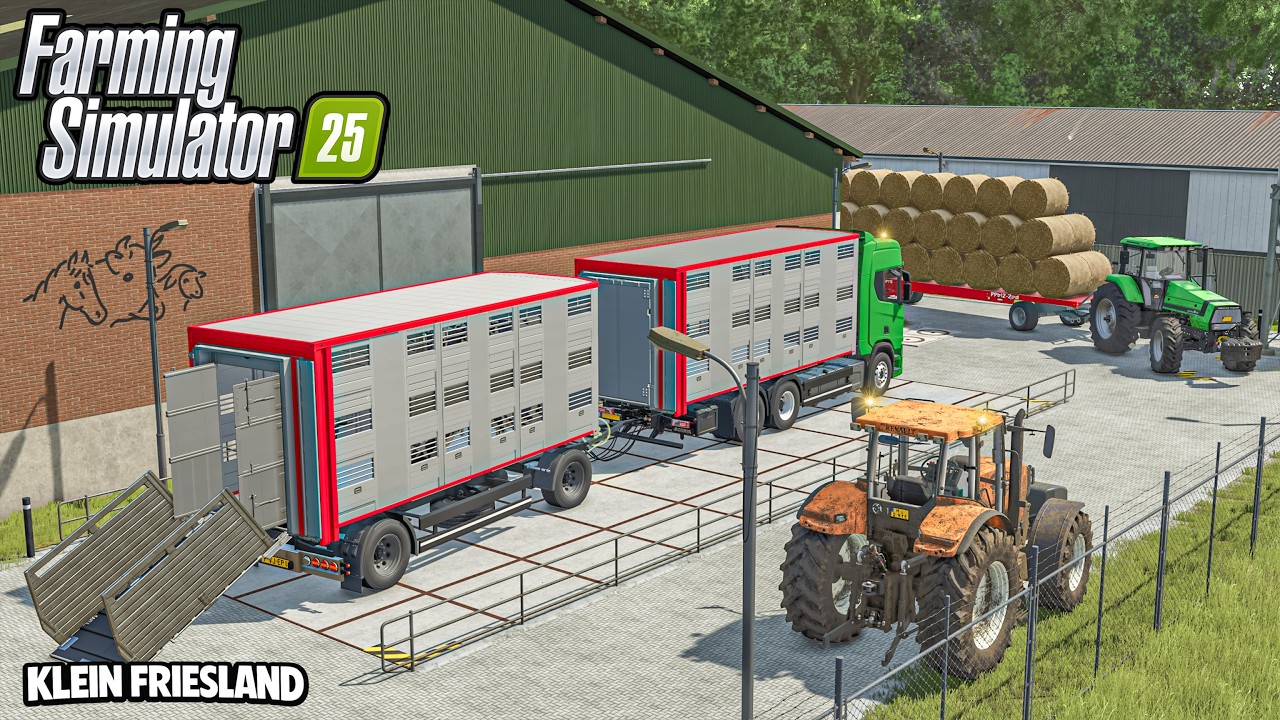 Купил новый погрузчик для перевозки коров | KLEIN FRIESLAND | Farming Simulator 25