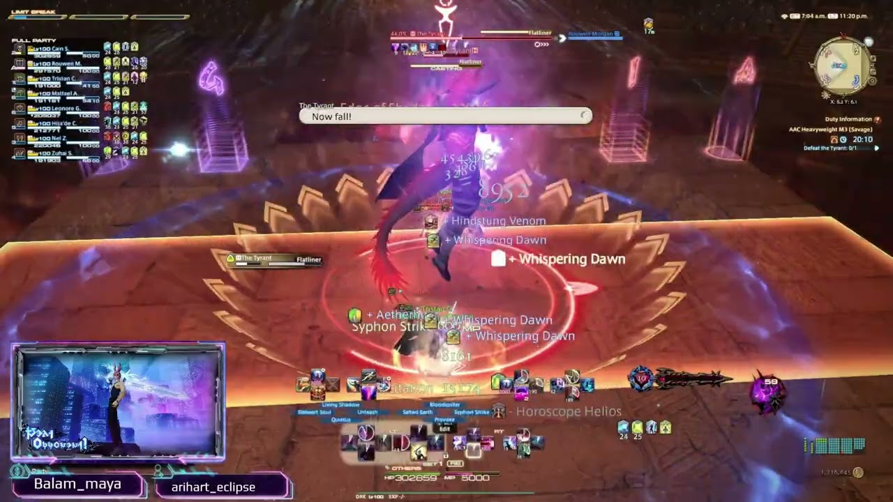 FFXIV - First M11S Clear - AAC Heavyweight M3 (Savage) - DRK OT POV
