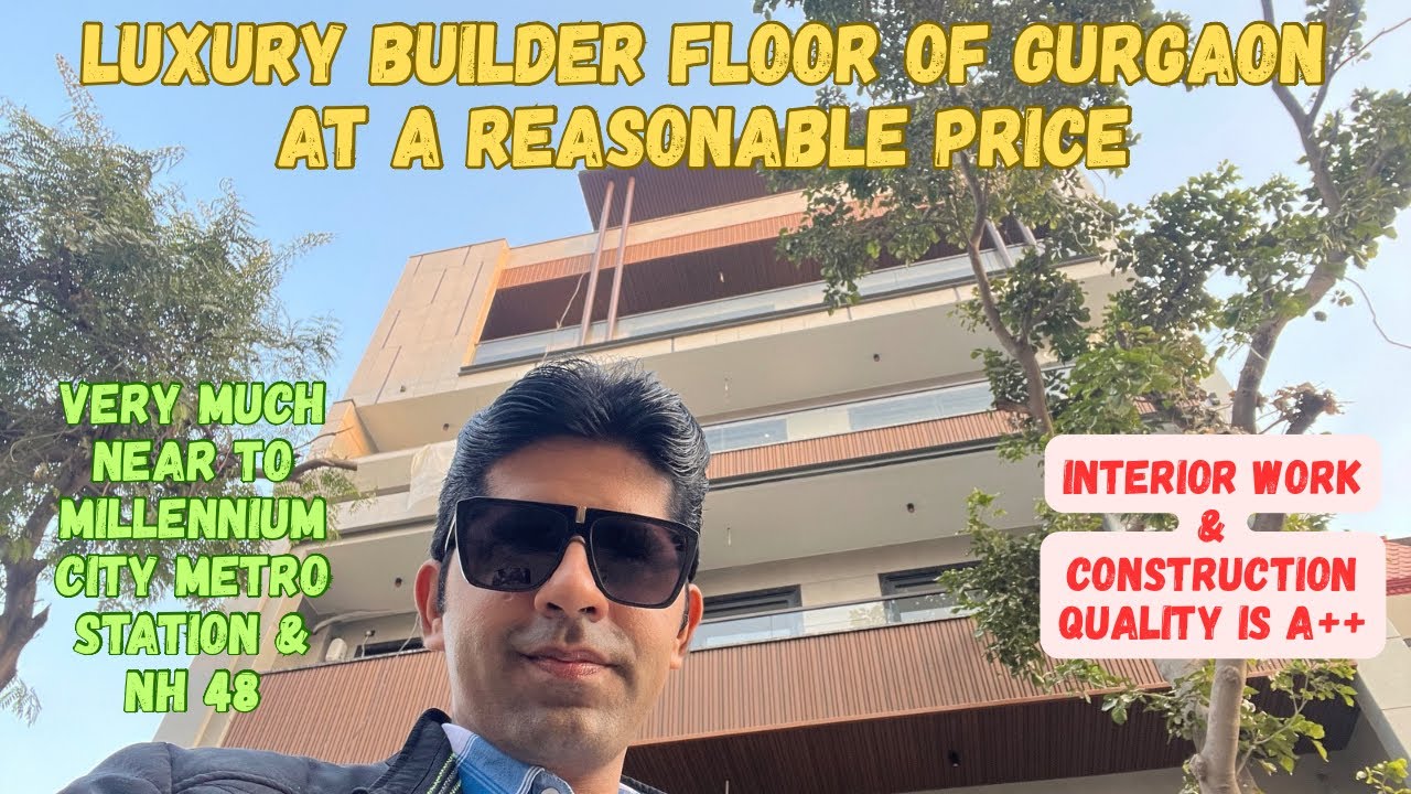 Inside Luxurious 4BHK Builder Floor Near NH 48 Gurgaon you Shouldn&rsquo;t Miss !!  #trending #viral