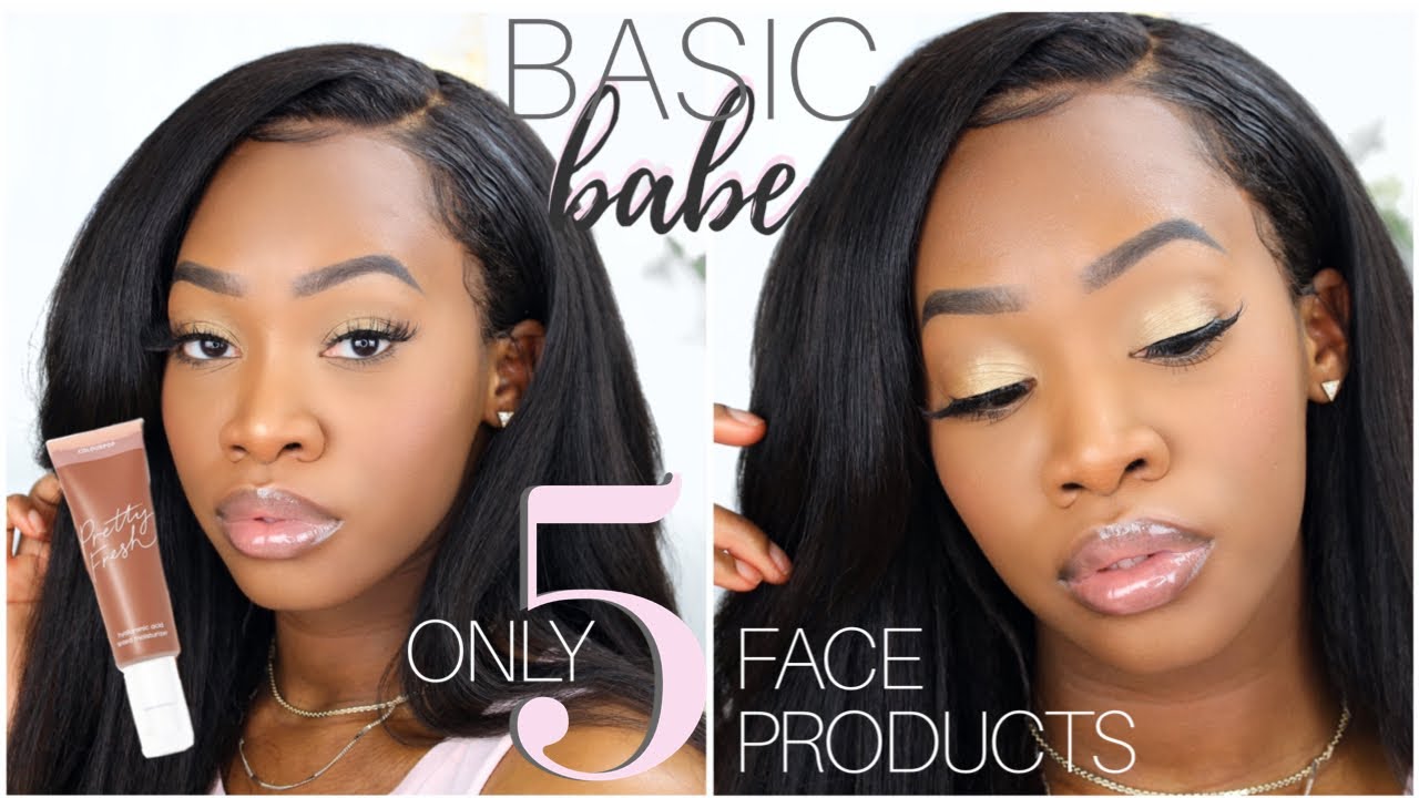 Basic Babe: TINTED Moisturizer Makeup Tutorial | Only 5 Face PRODUCTS | Maya Galore
