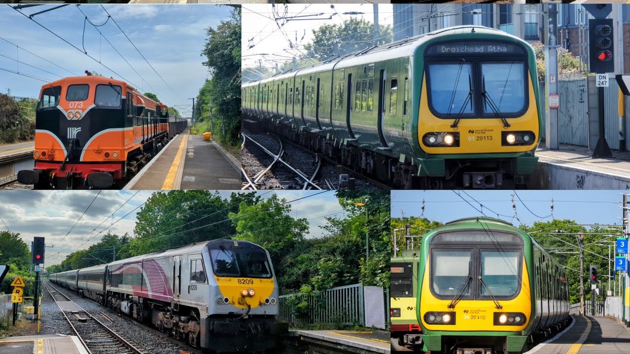 Irish Trains At Speed Compilation - May 2023.