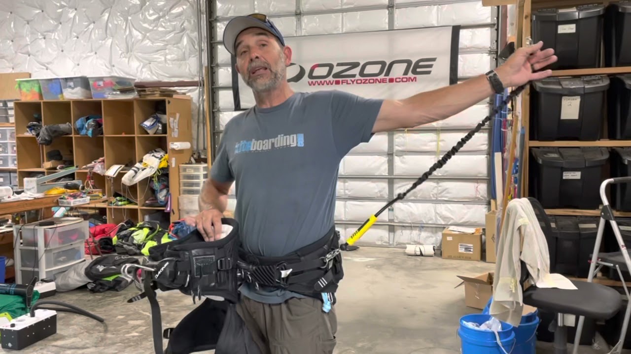 Kiteboarding tandem setup