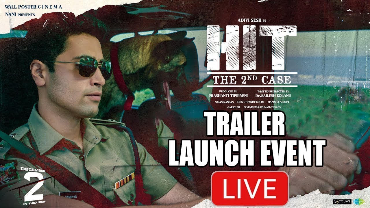 LIVE 🔴 : HIT 2 Trailer Launch Event| Adivi Sesh | Nani | Sailesh Kolanu| Newsbuzz