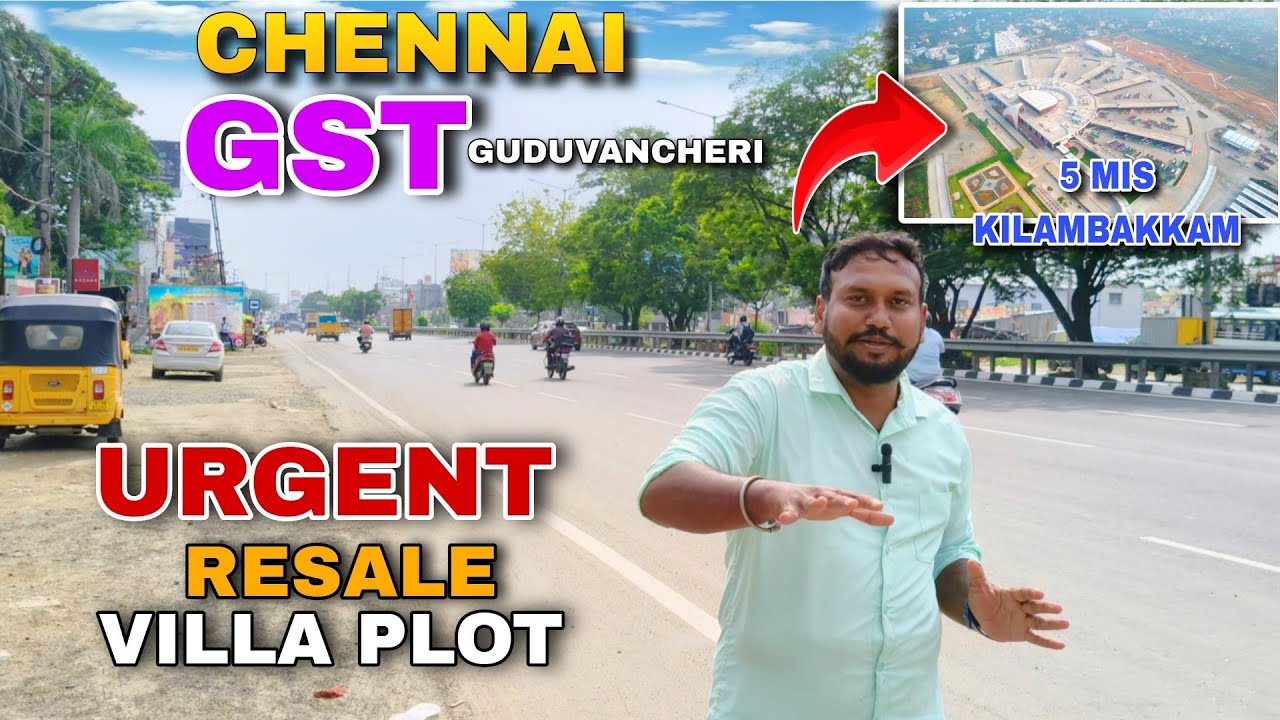 Urgent 😍 Resale Villa Plots For Sale in Chennai Guduvancheri🤩5mins Kilambakkam Bus Terminus😍 #plot