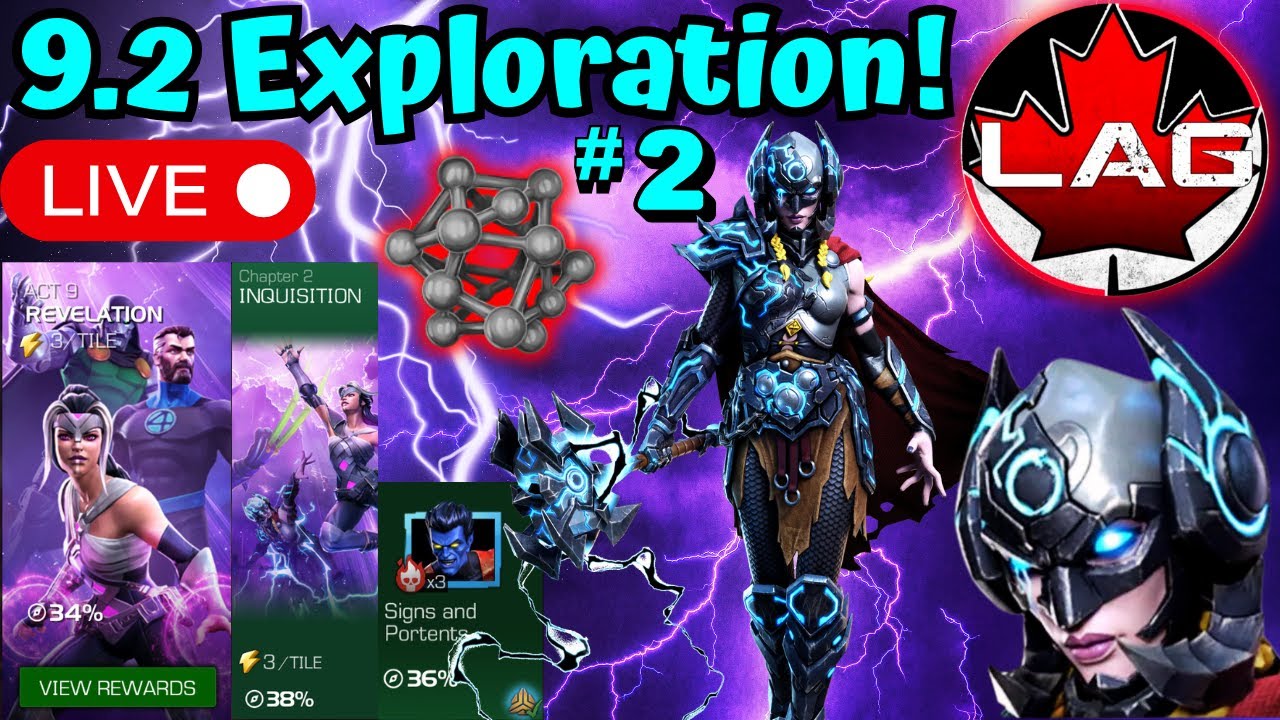 Act 9.2 Exploration! Quest 2! Boss Fights Nightcrawler & Cassie Lang! - Marvel Contest of Champions