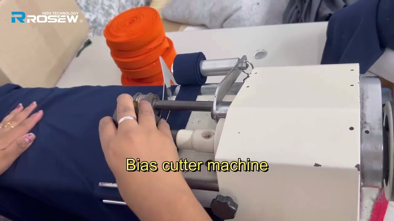 Customer actual operation! ROSEW GC801A bias cutter machine