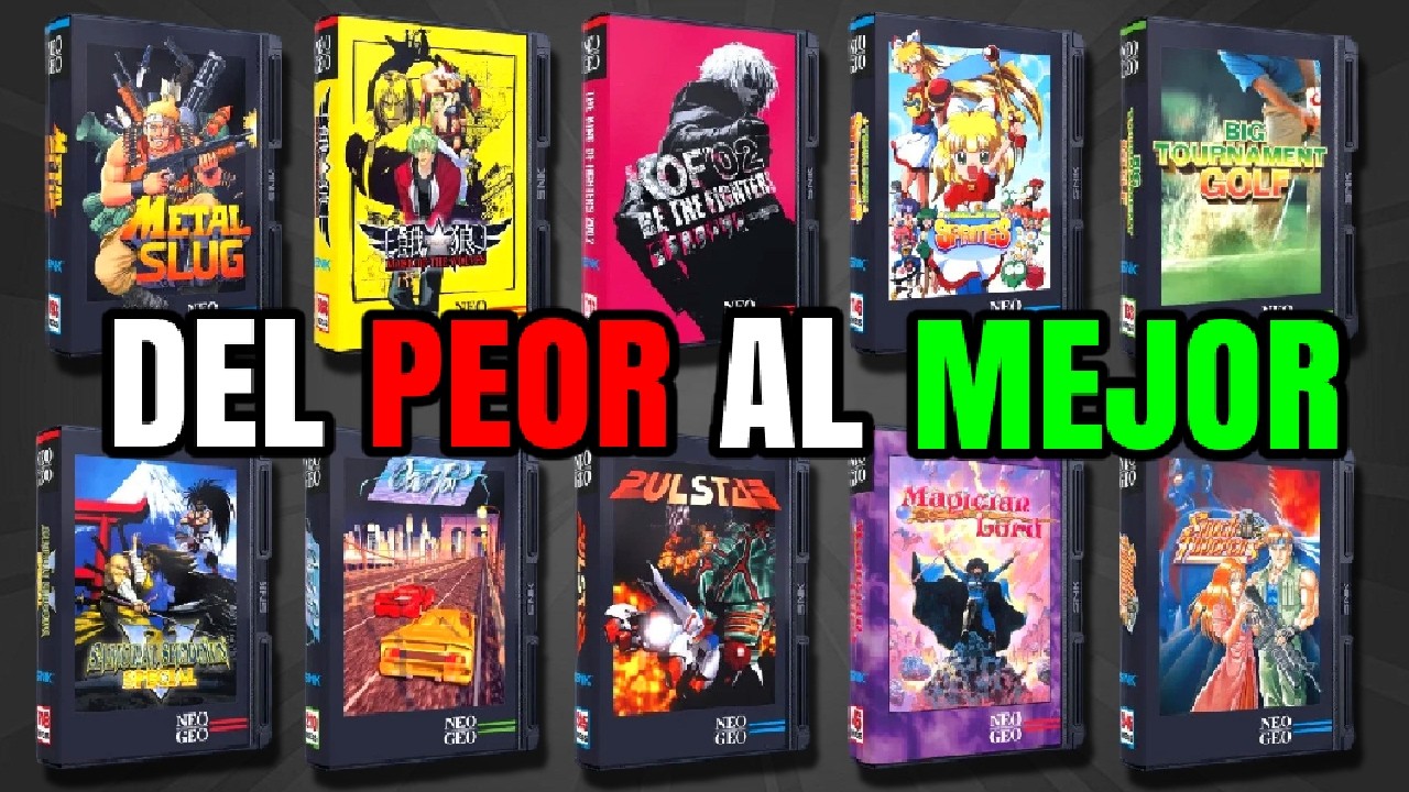 ASI SON LOS 10 JUEGOS QUE SALEN CON NEO GEO AES PLUS - Del PEOR al MEJOR