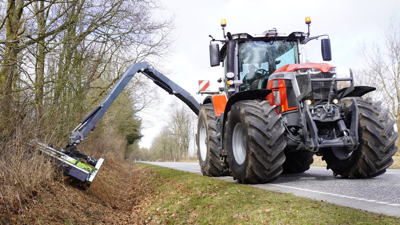 Ditch Mower Attachment For Tractor | GreenTec FR 122