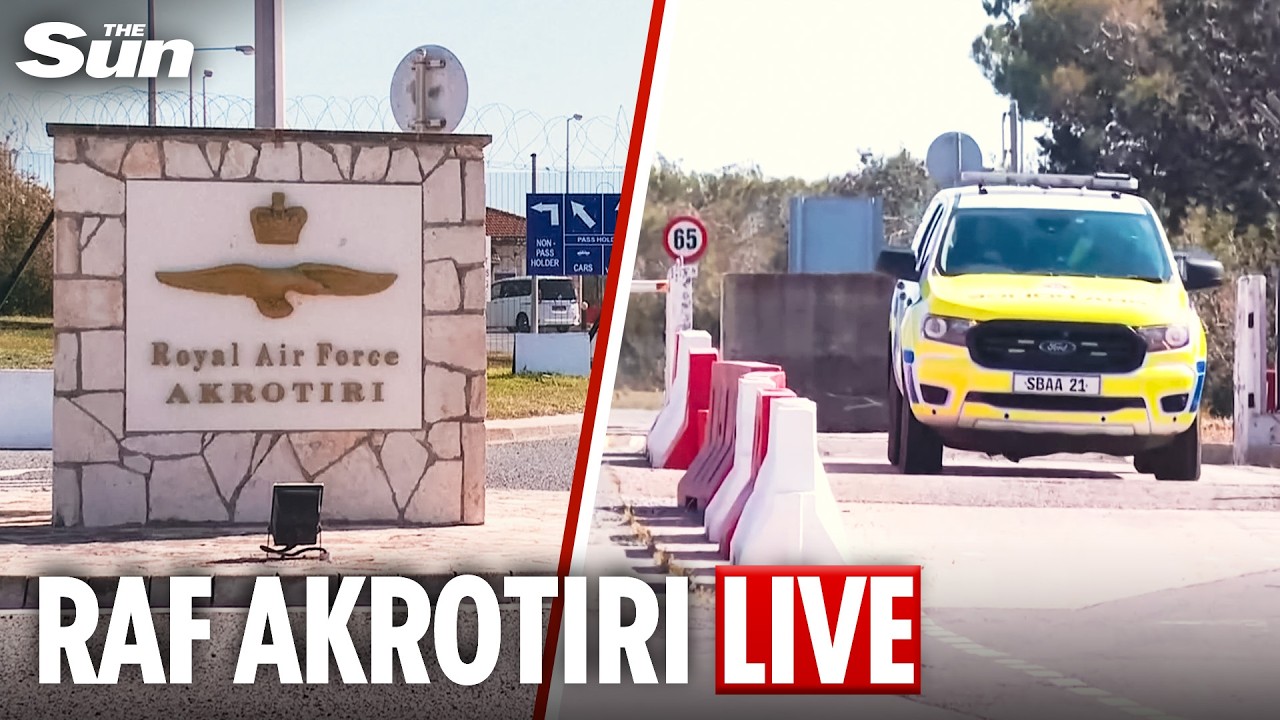 LIVE: RAF Akrotiri on high alert as UK bolsters defences after drone strike amid Iran-US war