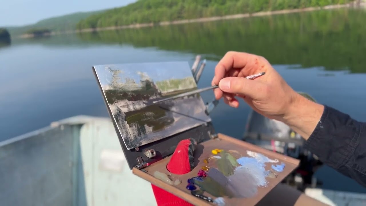 Pochade Palette on a Boat