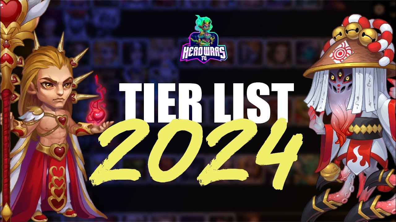 😱TIER LIST 2024😱 Cuales son los mejores héroes de Hero Wars