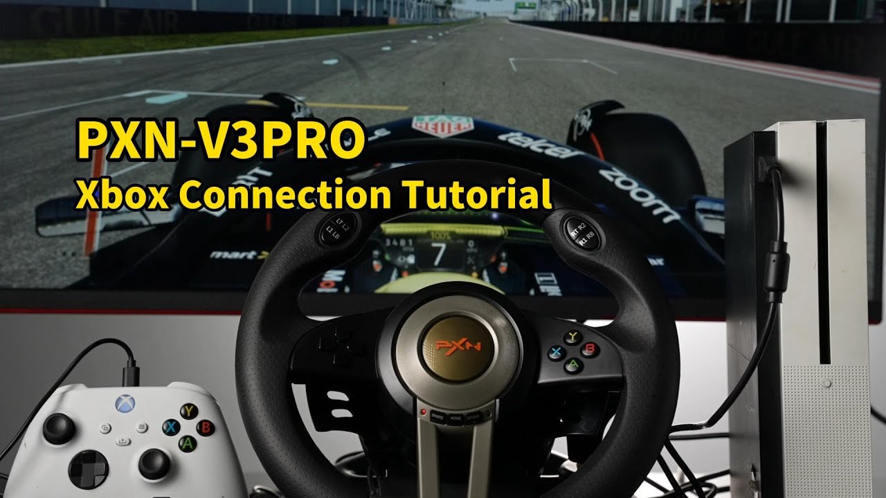 Руководство по подключению игрового руля PXN V3 Pro и Xbox