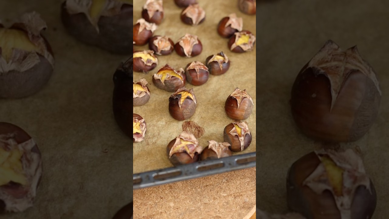 🌰S&uuml;lt gesztenye otthon 🌰#eg&eacute;szs&eacute;gesnassol&aacute;s #s&uuml;ltgesztenye #recept #diz&aacute;jnkonyha #gesztenye