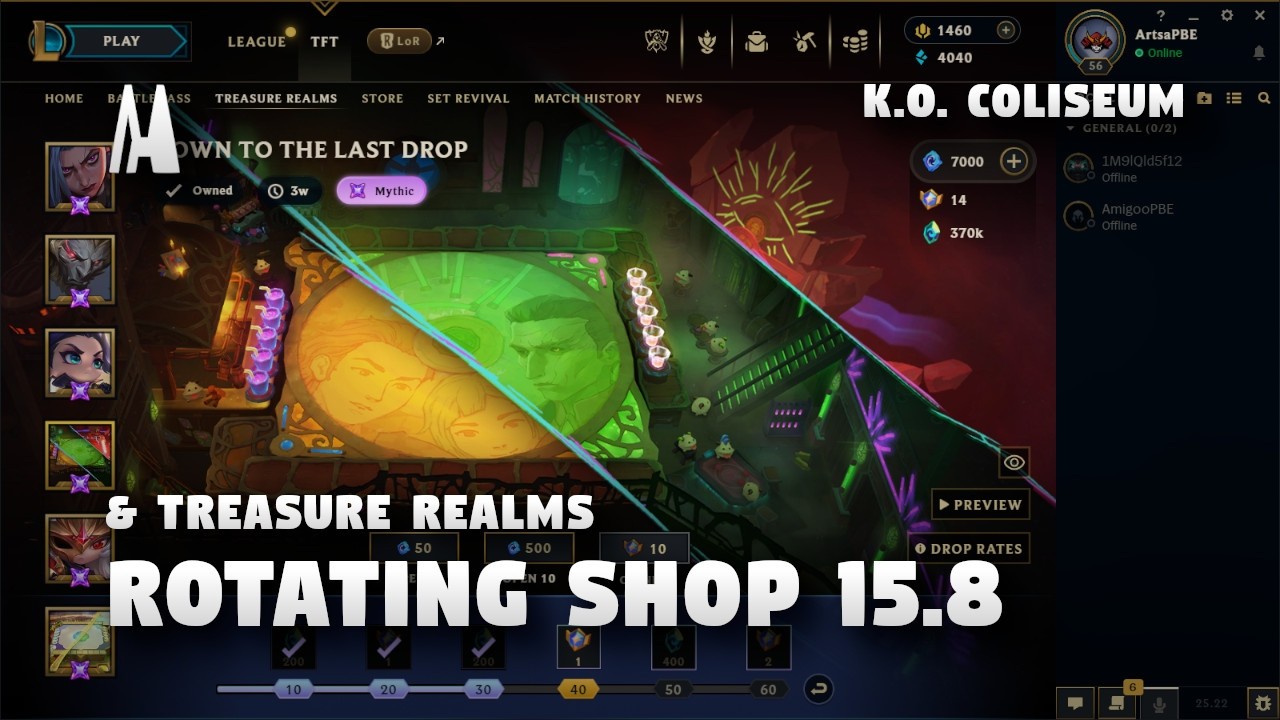ROTATING SHOP & TREASURE REALMS | TFT 15.8
