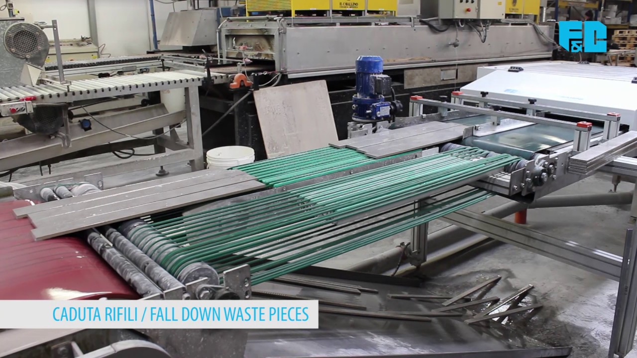 STARLINE linea automatica taglio e profilatura - Automatic line for cutting and skirting