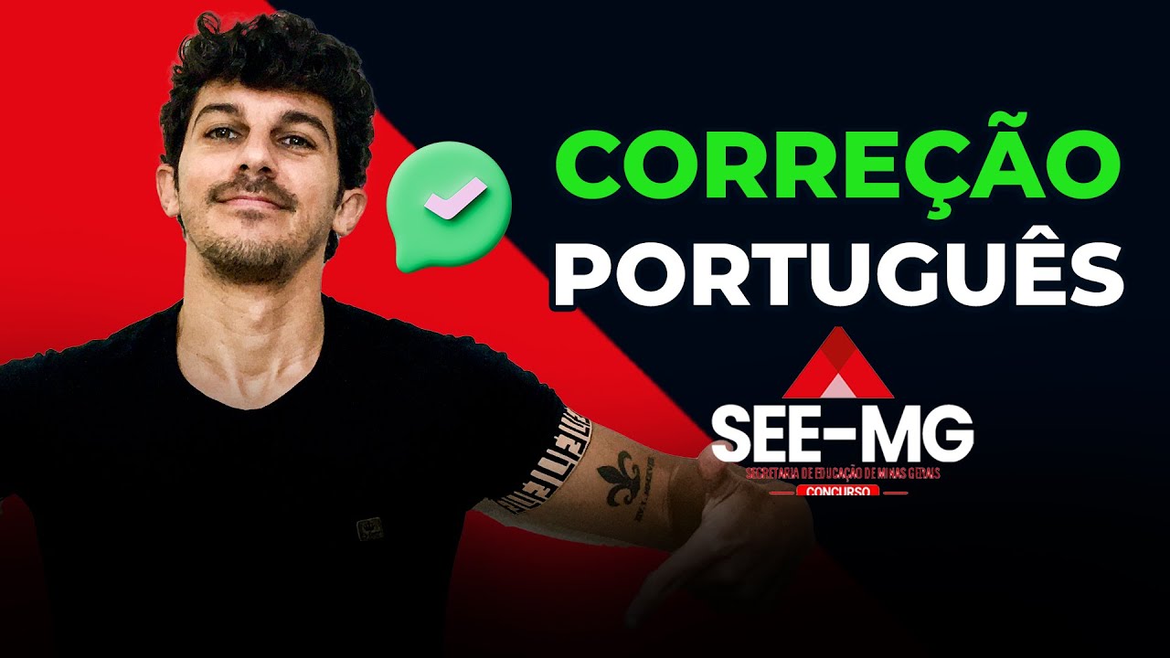 Concurso SEE-MG: Correção Da Prova de Português