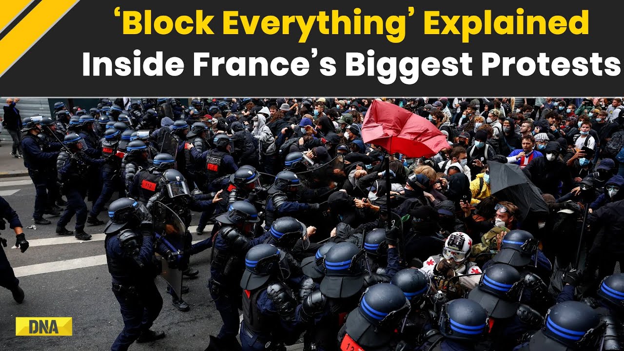 France News: &lsquo;Block Everything&rsquo; Protests Spark Unrest Across France, What&rsquo;s Happening? World News