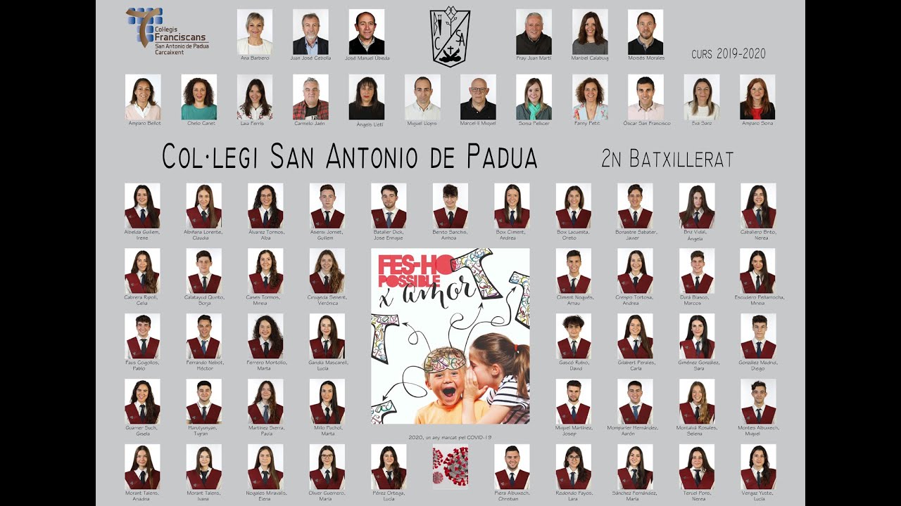 Despedida 2n Batxillerat 2020