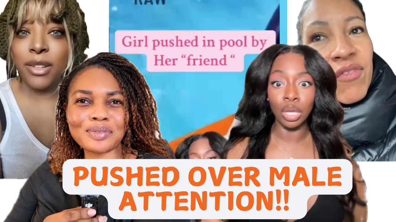 She Pushed Her Friend Into the Pool… Over Male Attention?