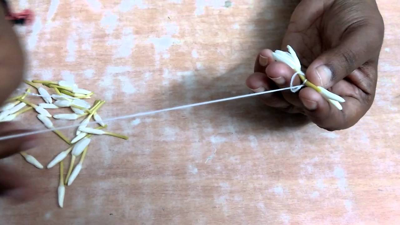 String flowers in easy way