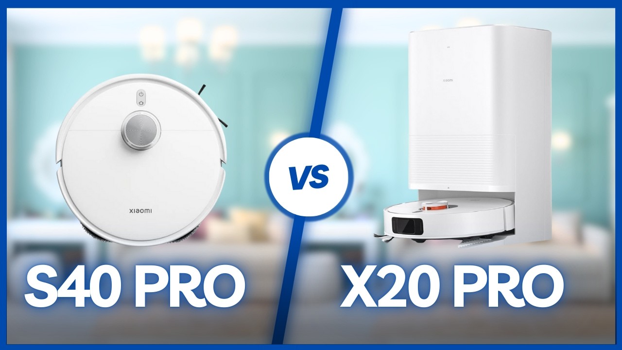 ✅ S40 Pro ou X20 Pro? Comparativo completo dos robôs premium da Xiaomi