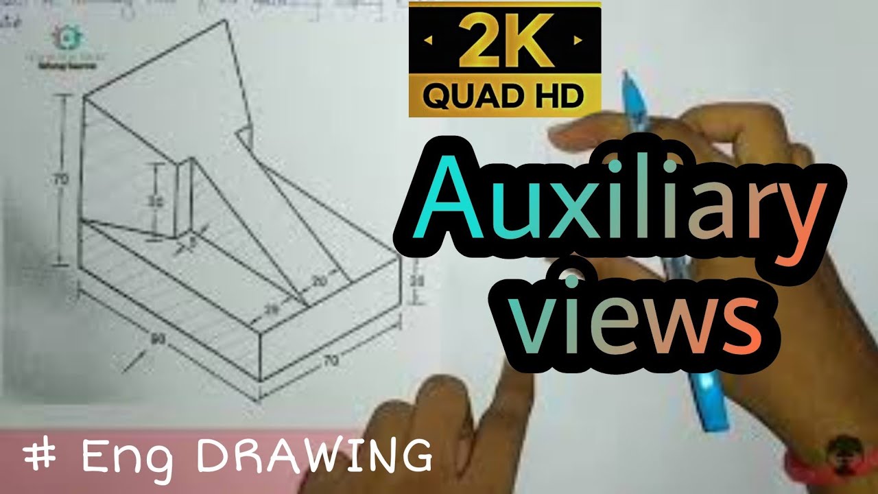 Auxiliary views complete explanation in 20mins ||Diploma drawing in telugu|@civilhuntintelugu4255