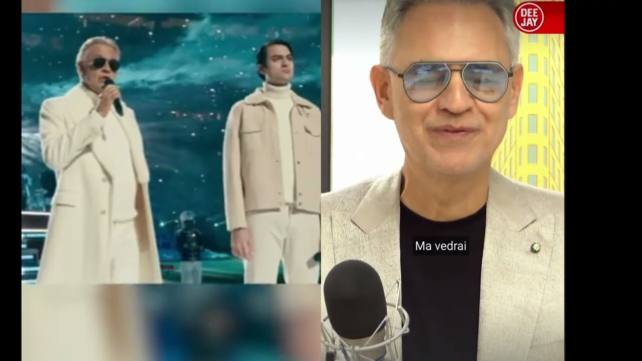 Andrea Bocelli A Guest On Deejay Chiama Italia