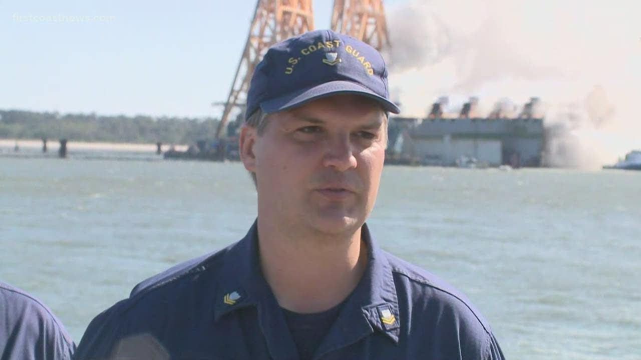 Coast Guard gives update on capsized Golden Ray cargo ship fire