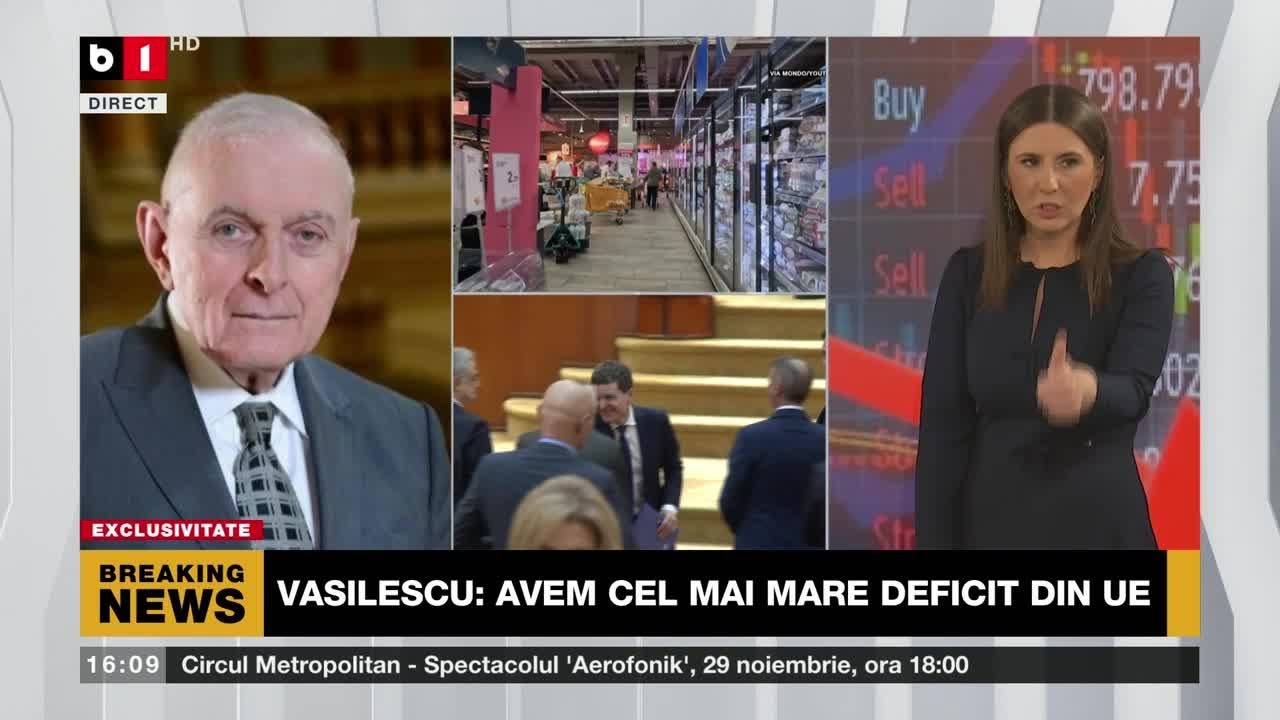 Vasilescu (BNR): &bdquo;Avem inflație mare pentru că avem cel mai mare deficit din UE.