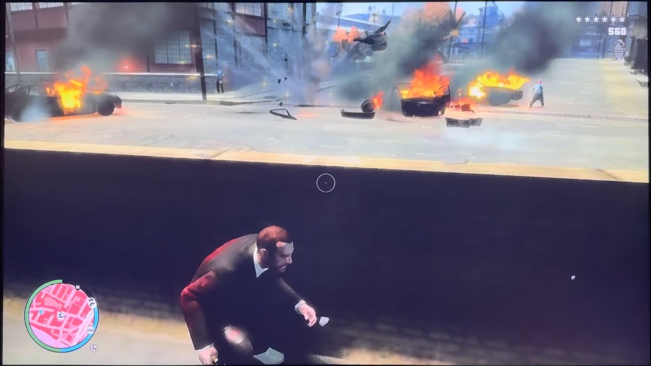 GTA 4 - Violence Against the Deputies + 6 Star Rampage