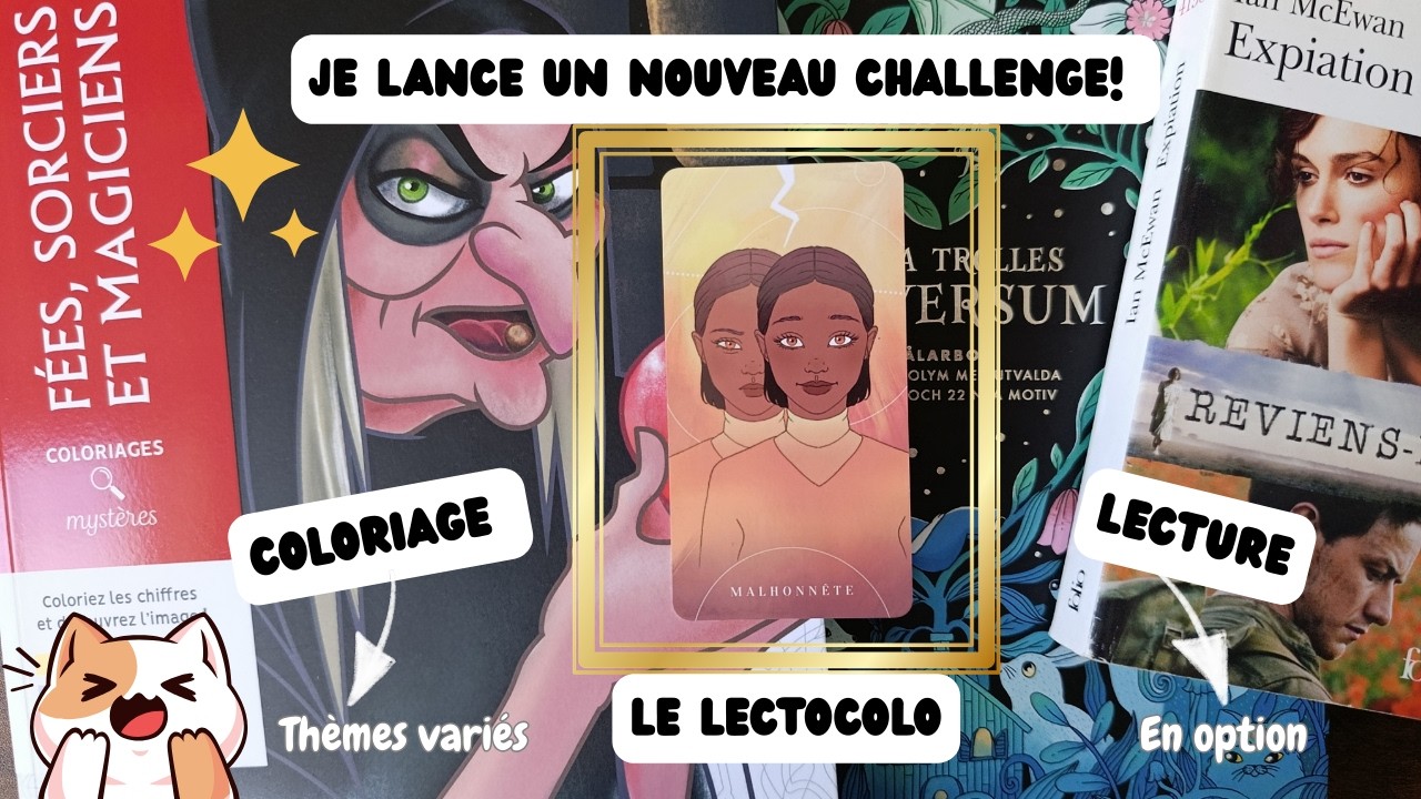 Je lance un nouveau challenge coloriage et/ou lecture: le lectocolo!