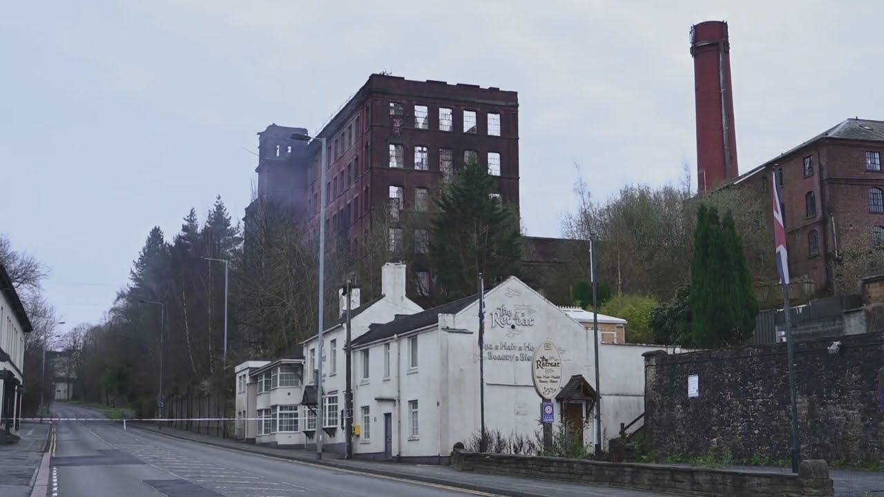 Leek Big Mill fire aftermath