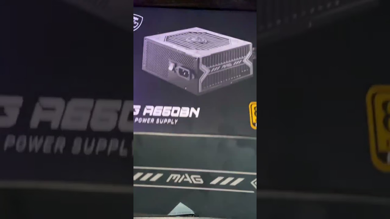 Power Unleashed! MSI 650W PSU Unboxing 🔌⚡