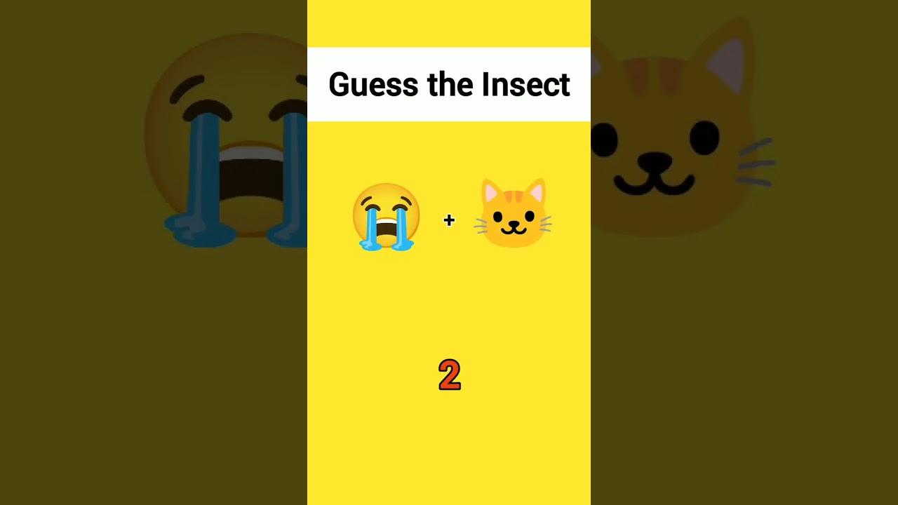 Guess the Insect | Guess the emoji 
