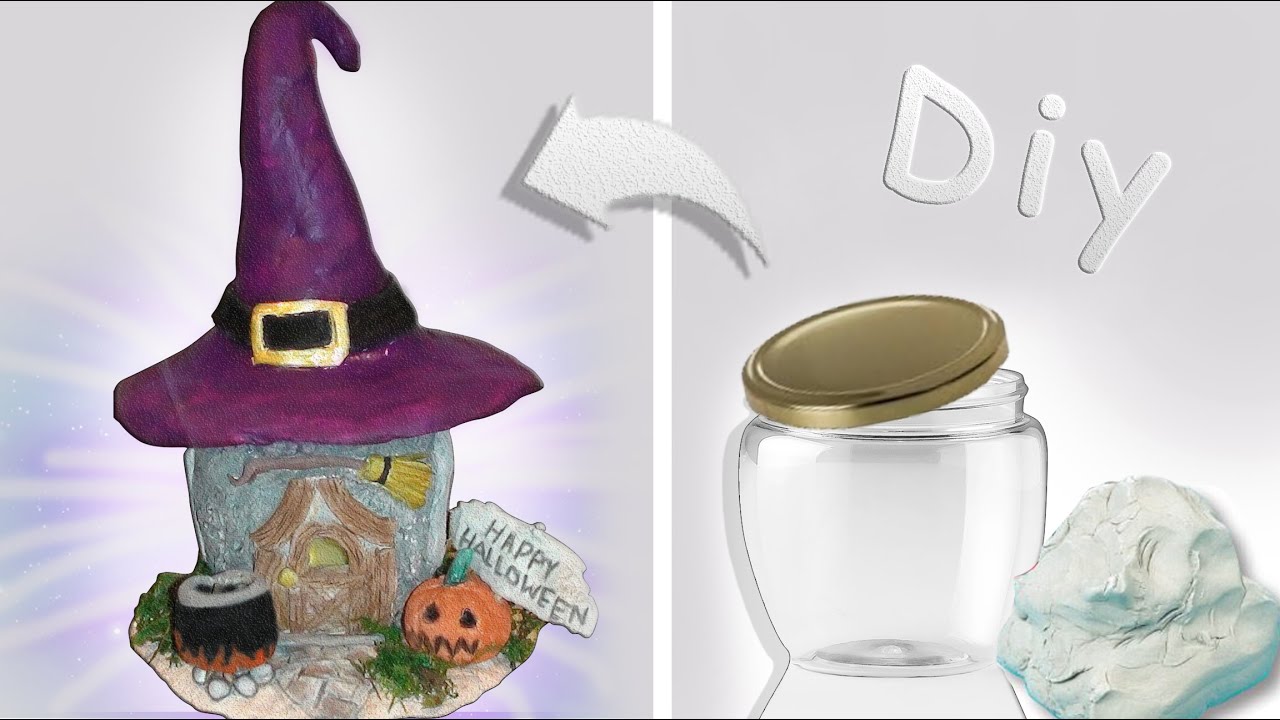 DIY:ΔΙΑΚΟΣΜΗΣΗ ΒΑΖΟΥ | ΜΑΓΙΣΣΟΣΠΙΤΟ ΑΠΟ ΠΗΛΟ! Happy Halloween|Efrosini