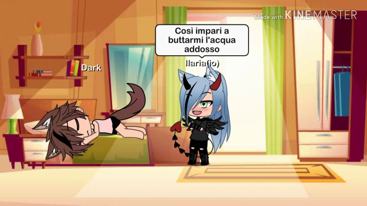 Metto in calore Dark per 24h #gacha life #challenge