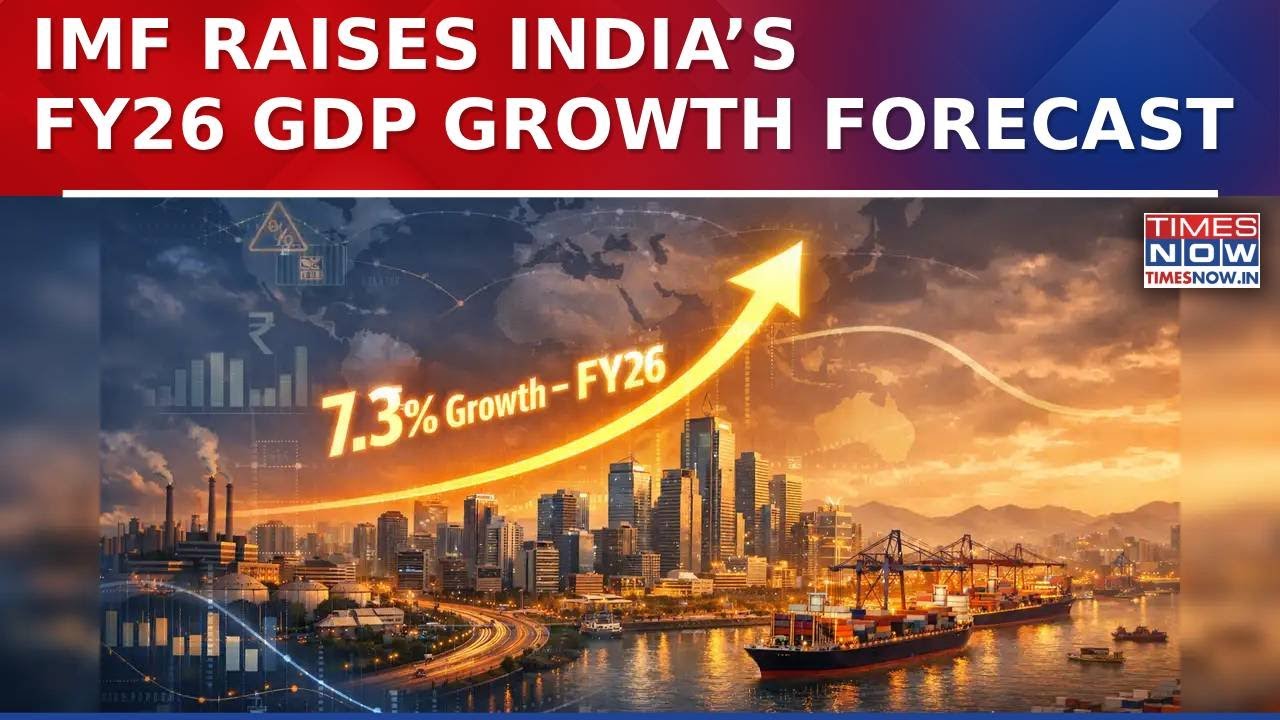 Modi-Nomics Powers India Story As IMF Revises GDP Growth Estimate For FY 2025&ndash;26 | Watch