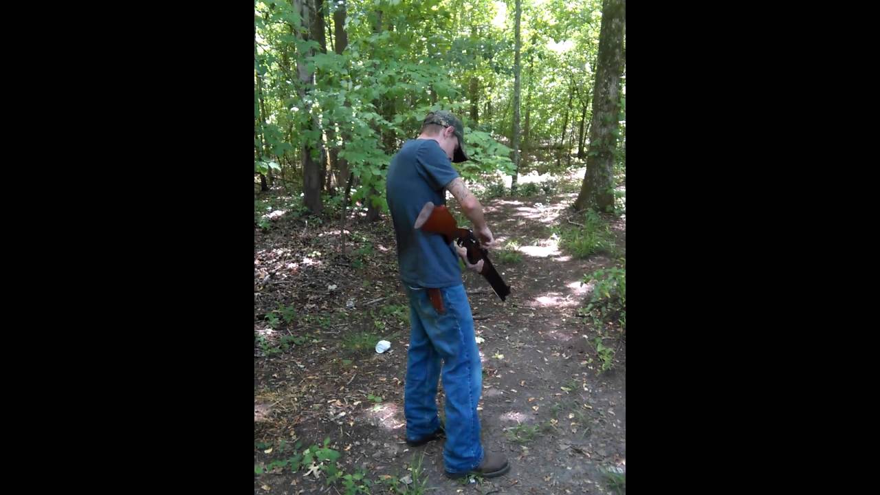Dragon Claw pcp air rifle 50 Cal she's loud