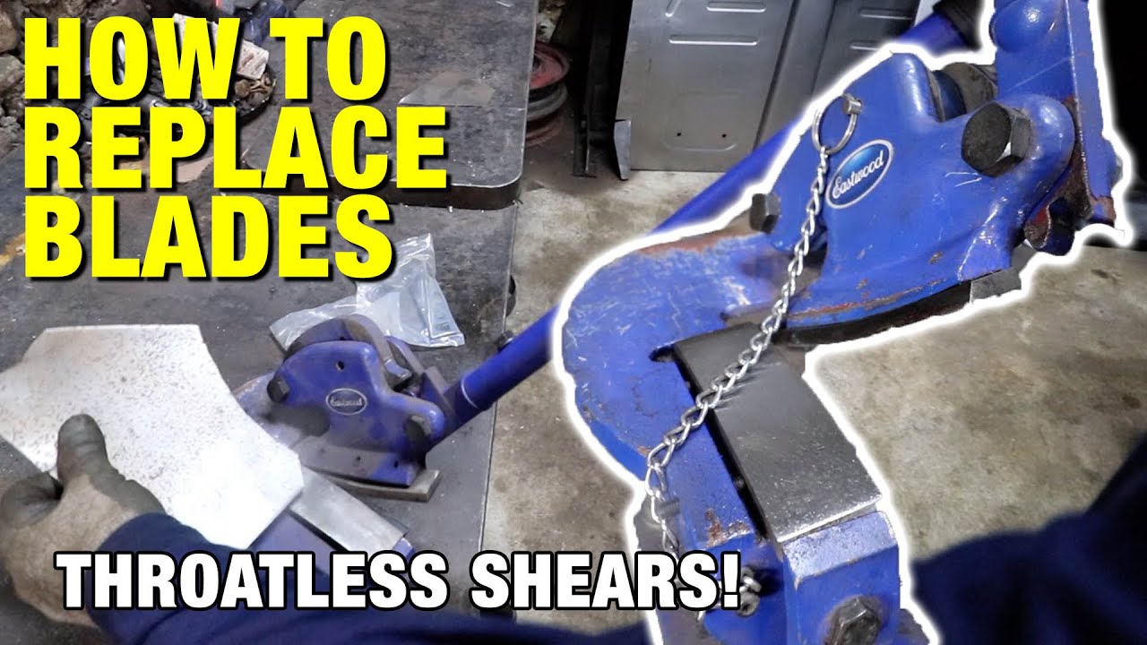 How to Change and Adjust the Blades on Throatless Shears - Eastwood