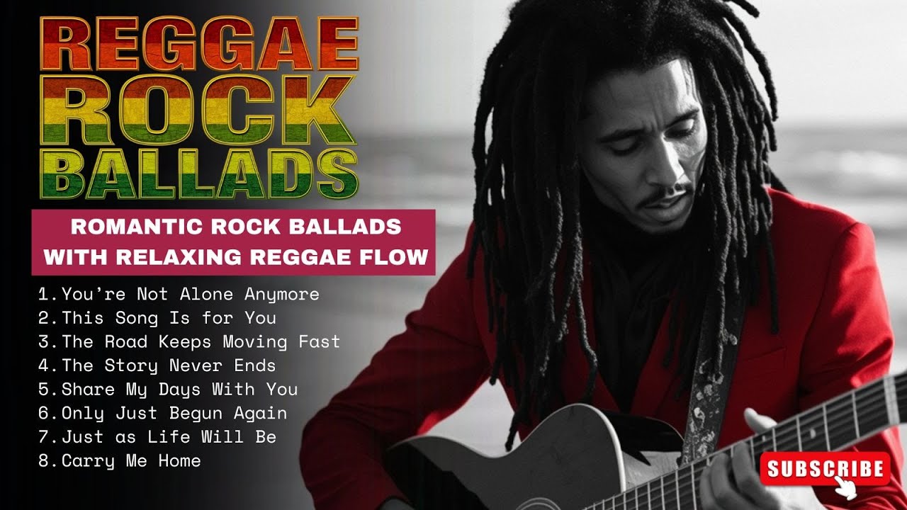 Reggae 70s/80s Soft Rock Ballads Playlist | Romantic Rock Ballads with Relaxing Reggae Flow