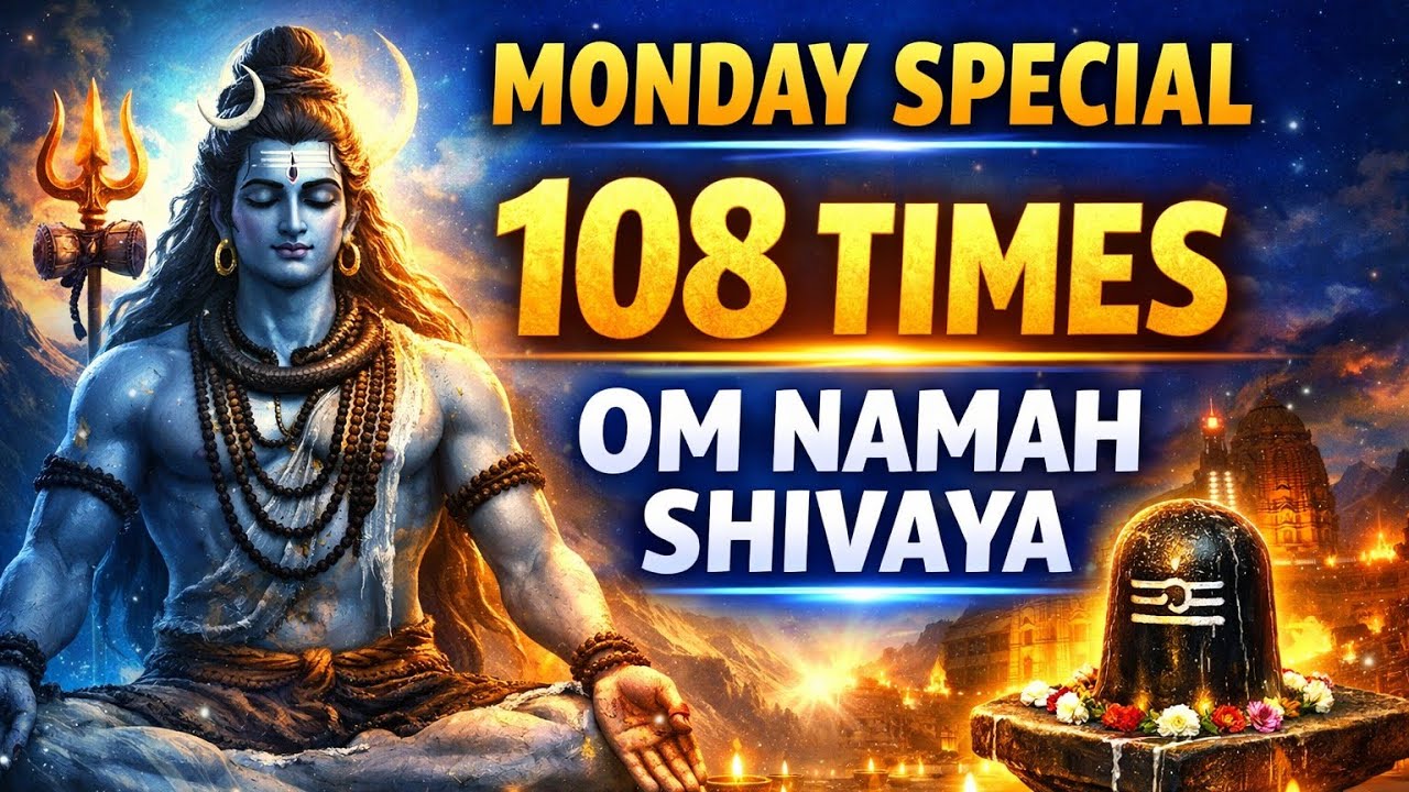 Om Namah Shivaya 🙏 108 Times / Powerful / Monday Special