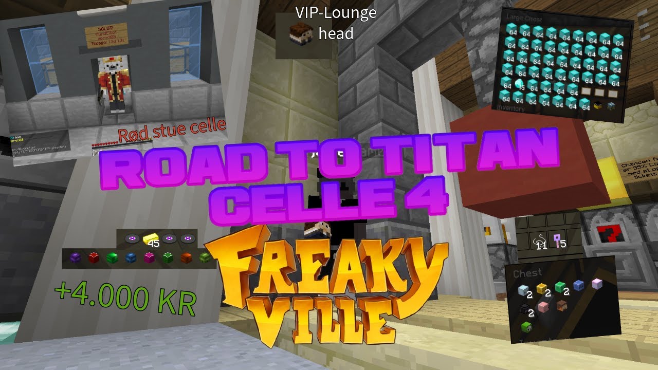 ROAD TO GAMMEL TITAN CELLE #4 | STONKS MONTAGE (Freakyville Prison)