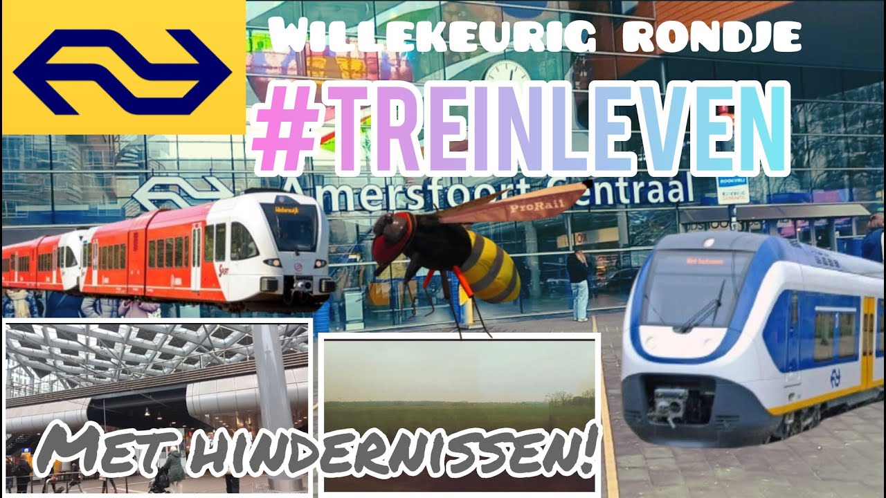 CHAOTISCHE TOUR door Nederland met NS en BONJE met obscure Arriva-zijlijntjes! #treinleven