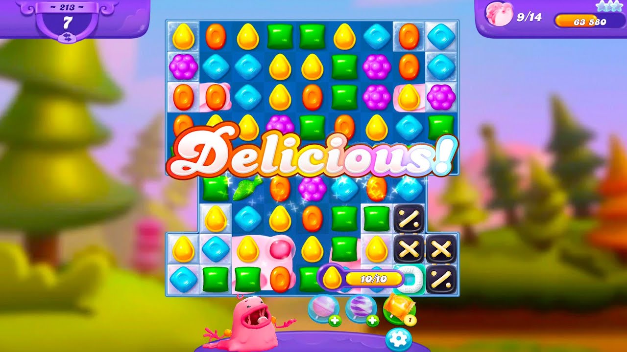 Candy Crush Friends Saga Android Gameplay #11 Level 207 - 216