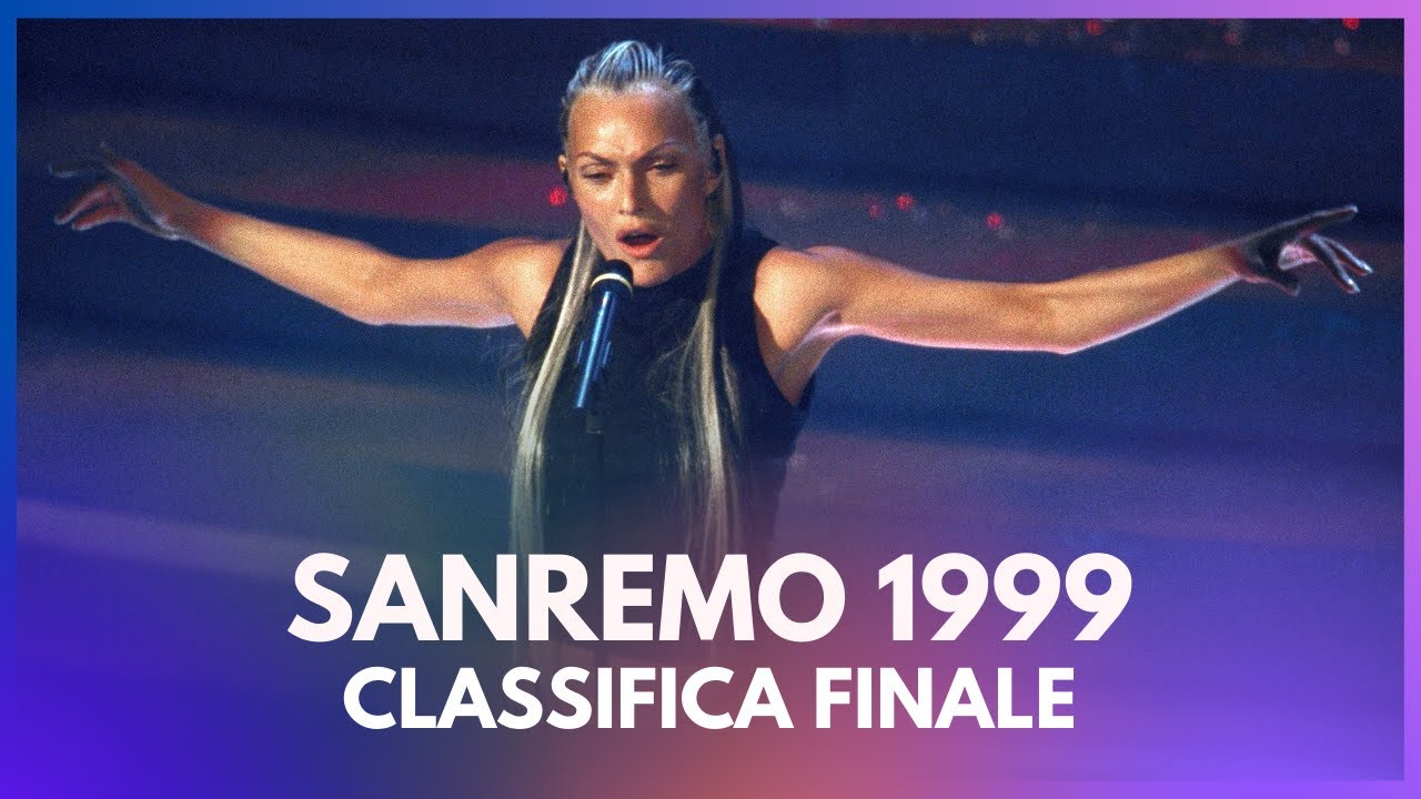 Sanremo 1999 - Tutte le canzoni in gara - Classifica finale