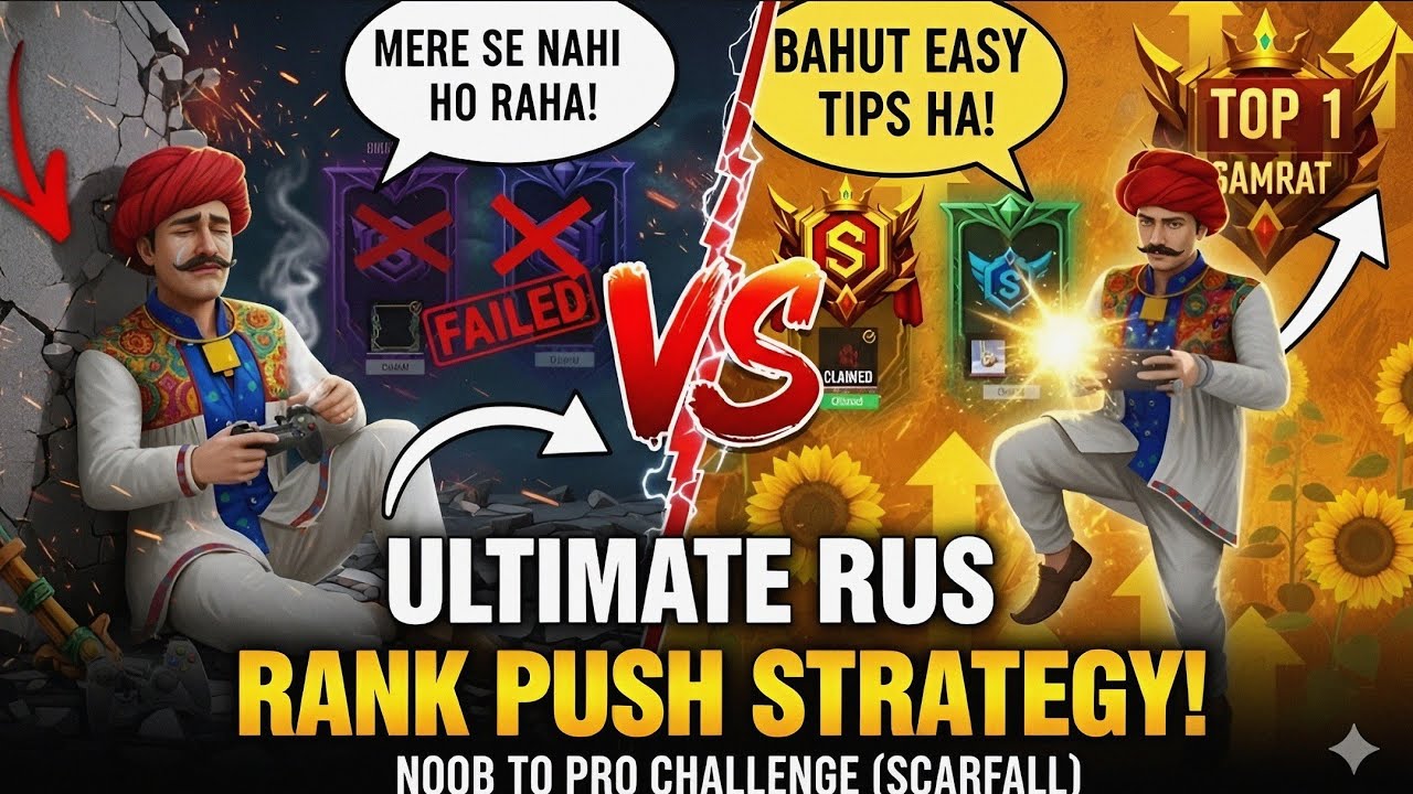 SCARFALL RANK PLUS EASY🤯 TIPS AND TRICK (PART 1) 