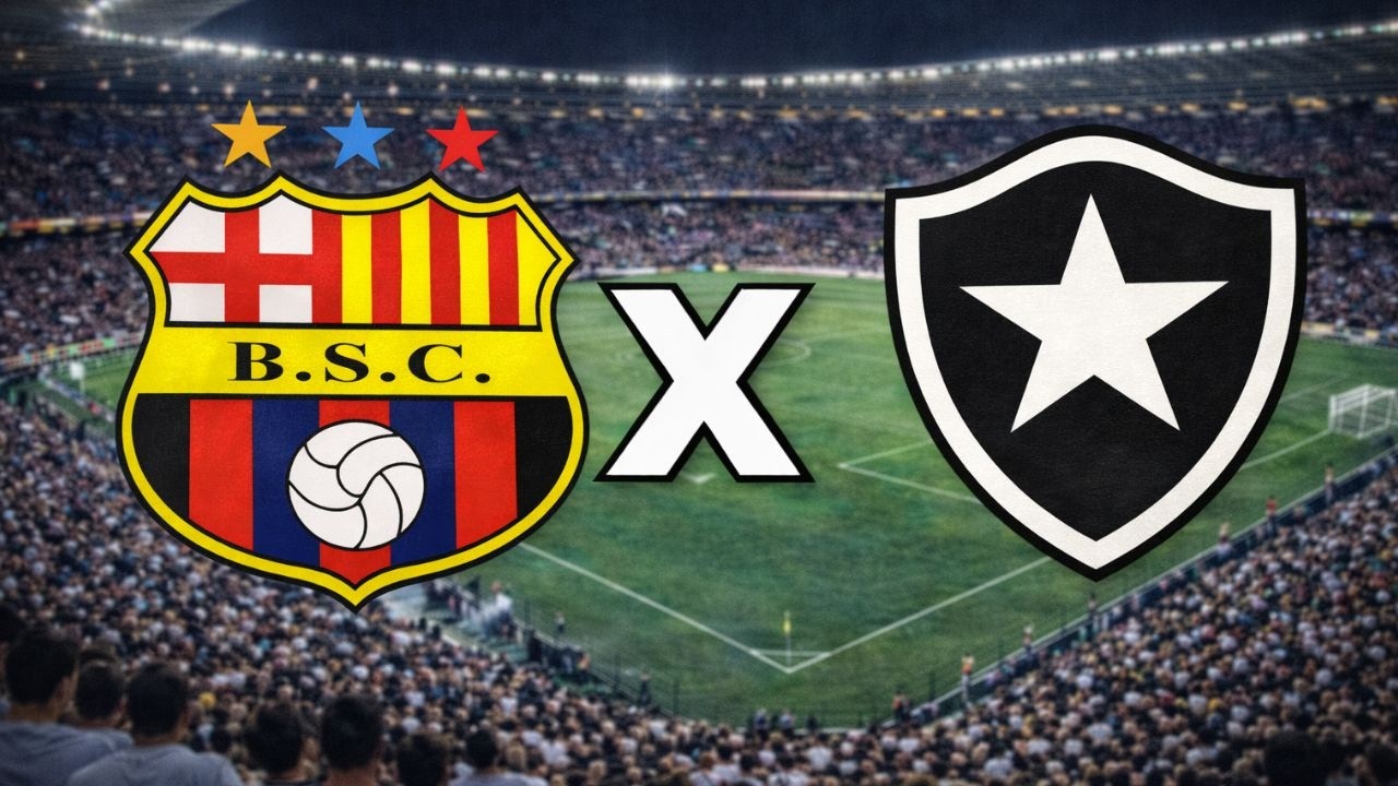 BARCELONA X BOTAFOGO - Copa Libertadores ao VIVO com Imagens | PES 2021