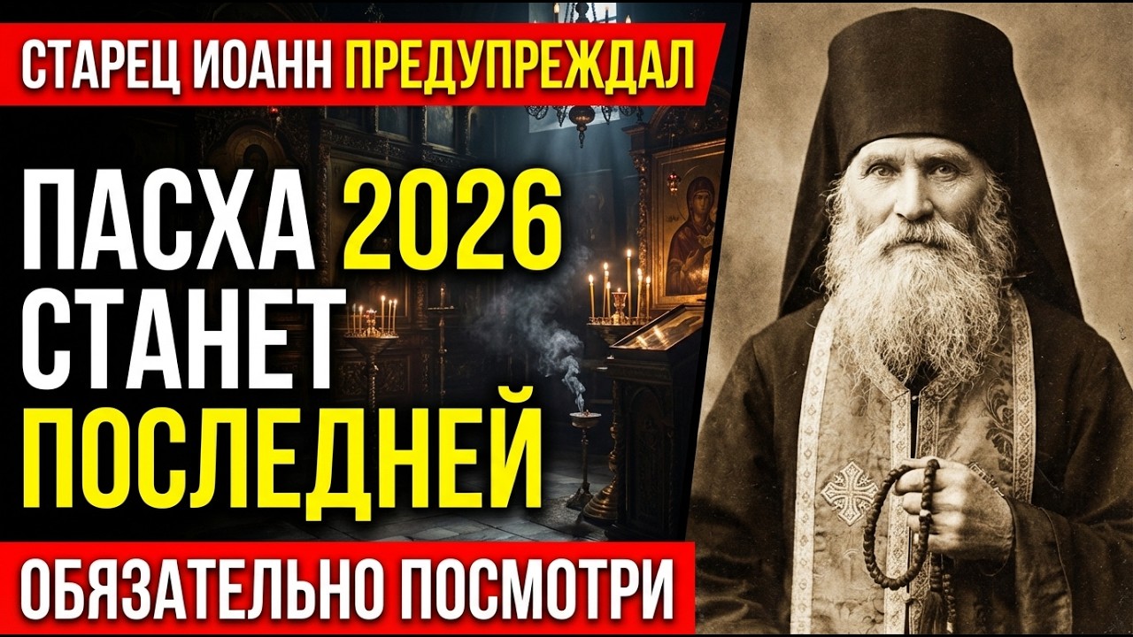 ПАСХА 2026 МОЖЕТ СТАТЬ ПОСЛЕДНЕЙ? ОБЯЗАТЕЛЬНО ПОСМОТРИ