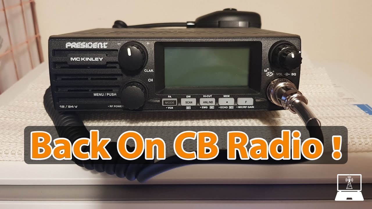 Back on CB RADIO after 35 YEARS | Our new President McKinley & Gainmaster 5/8 Wave Vertical Antenna